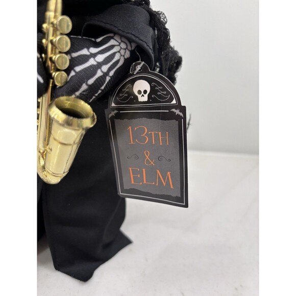 Gemmy Halloween Grim Reaper Saxophone “WHO CAN IT BE” Animated Singing Dancing - Picture 6 of 9